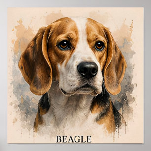 Beagle Best Friend Dog Lover Gift Poster