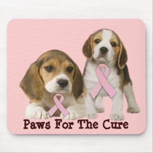 Beagle Breast Cancer Mousepad