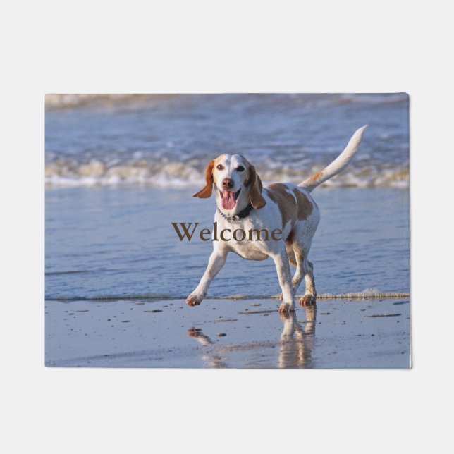 Beagle Breed Dog Doormat (Front)