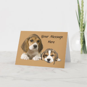 Beagle Buddies Greeting Card