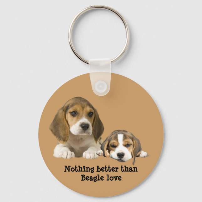 Beagle Buddies Keychain (Front)