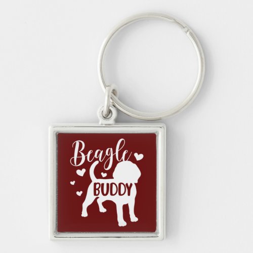 Beagle Buddy Beagle Mom Beagle Dad Beagles Love Keychain