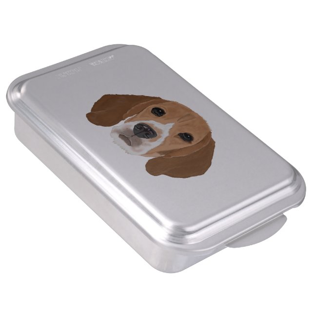Beagle Cake Pan (Side)