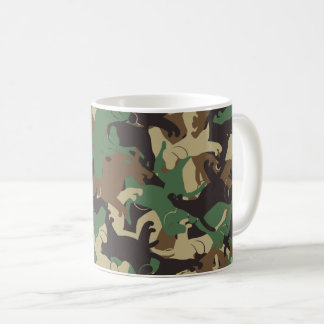 Beagle camouflage coffee mug