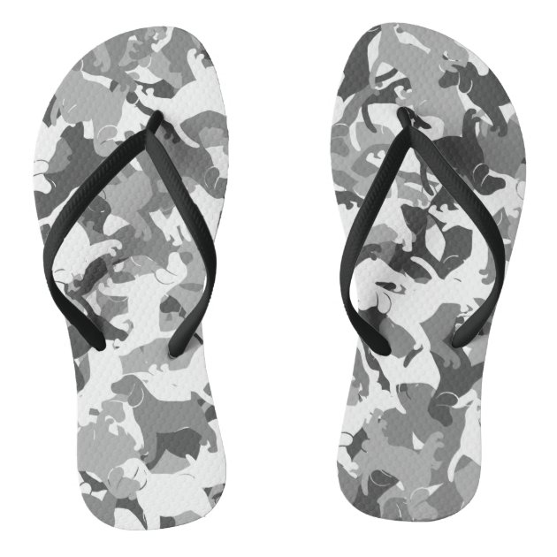 camouflage flip flops