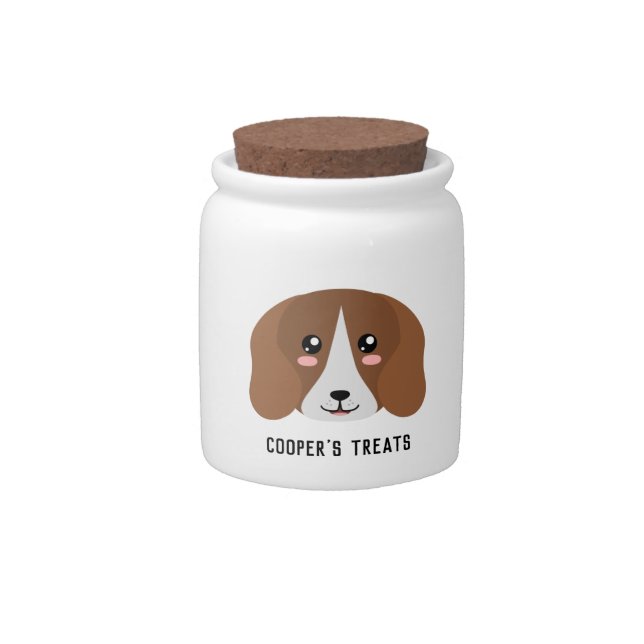 Beagle Candy Jar (Front)