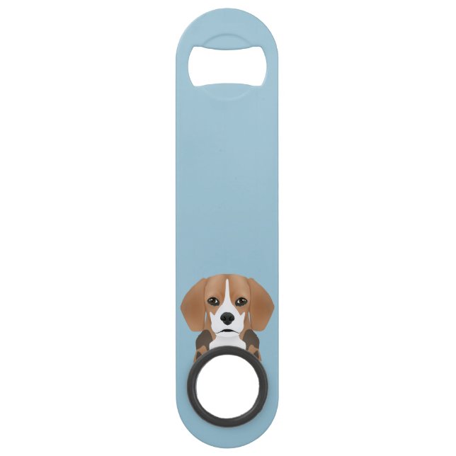 Beagle cartoon speed bottle opener (Front)
