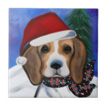 Beagle    ceramic tile