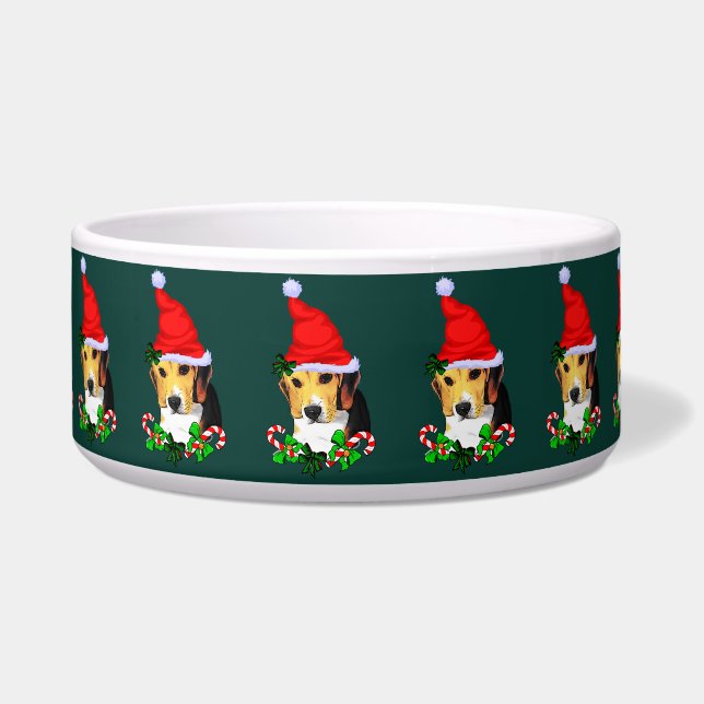 Beagle Christmas Bowl (Front)