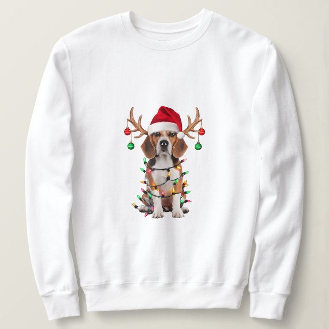 "Beagle Christmas Cheer" Sweatshirt (Design Front)