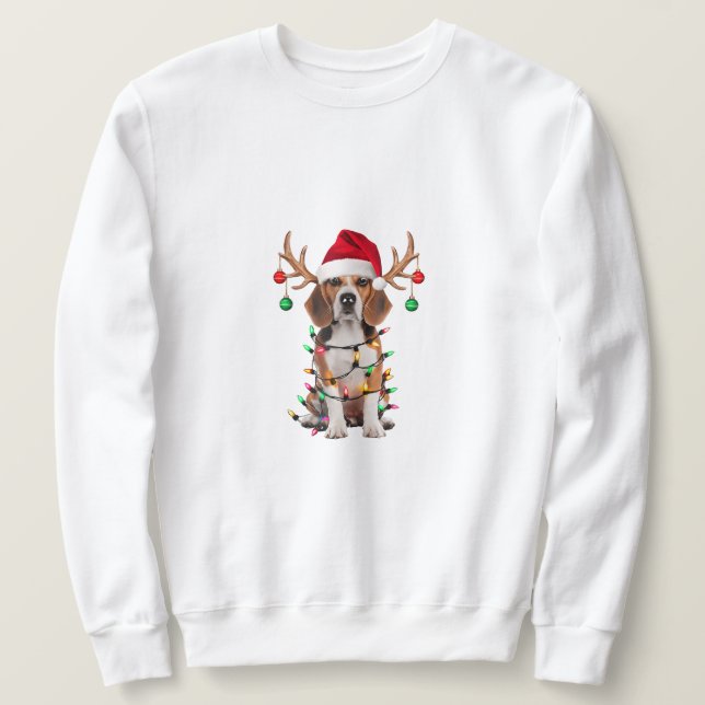"Beagle Christmas Cheer" Sweatshirt (Design Front)