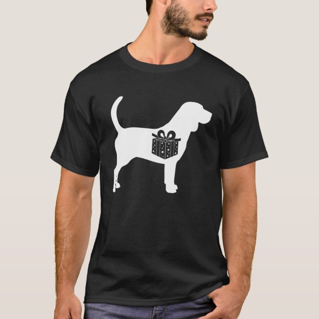 Beagle Christmas Cute Dog Puppy Pet Lover X-Mas Pa T-Shirt (Front)