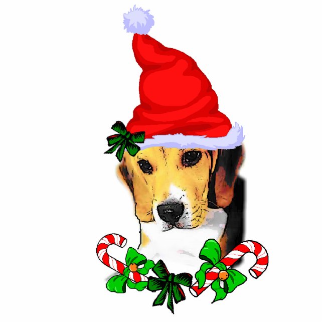 Beagle Christmas Gifts Ornament (Front)