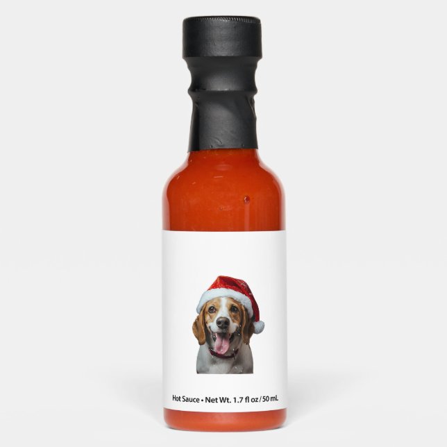 Beagle Christmas  Hot Sauces (Front)