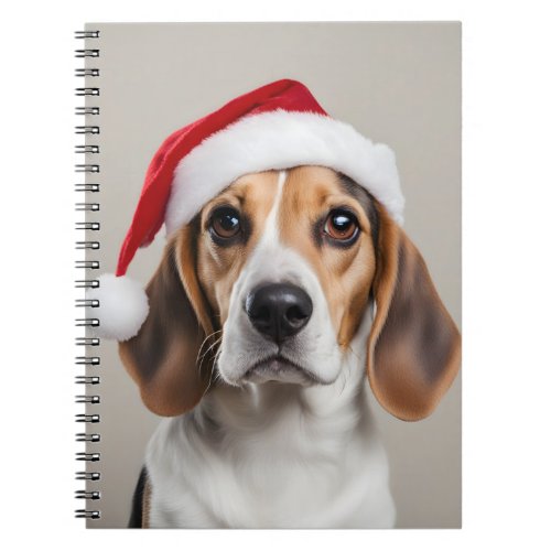 Beagle Christmas Notebook