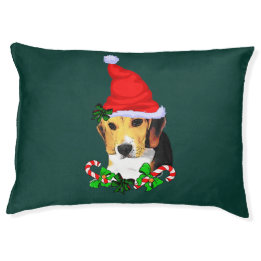 Beagle Christmas Pet Bed