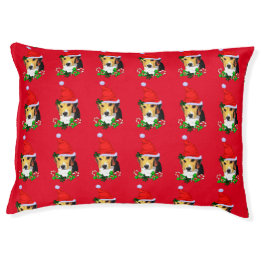 Beagle Christmas Pet Bed