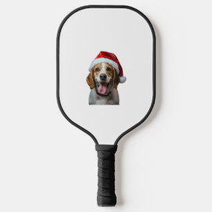 Beagle Christmas Pickleball Paddle