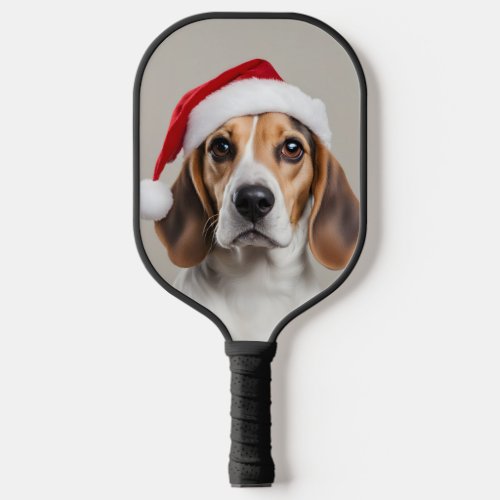 Beagle Christmas Pickleball Paddle