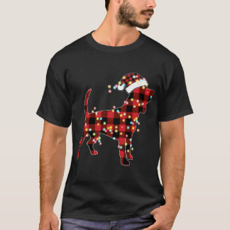 Beagle Christmas Red Plaid Buffalo Pajamas Xmas Do T-Shirt