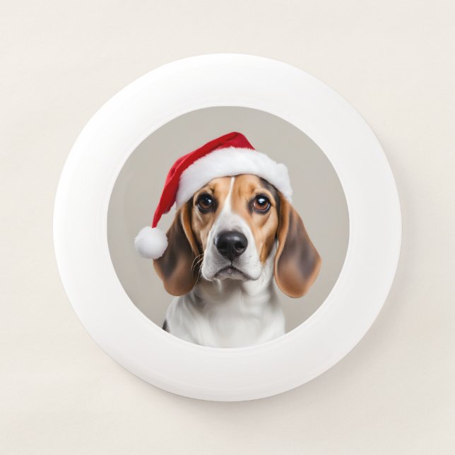 Beagle Christmas Wham-O Frisbee (Front)