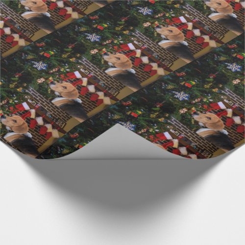 Beagle Christmas Wrapping Paper