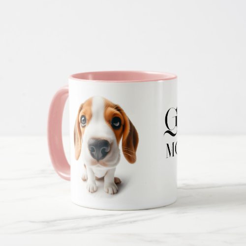 Beagle close_up Mug with you name
