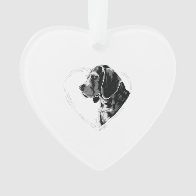 Beagle Copy Copy Ornament (Front)