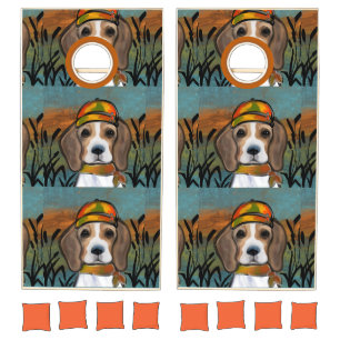Beagle cornhole set