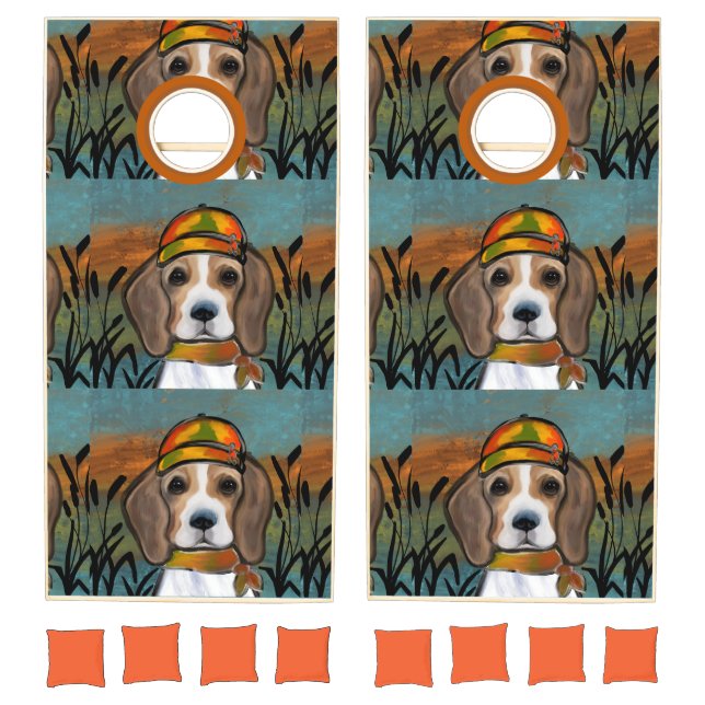 Beagle     cornhole set (Set)