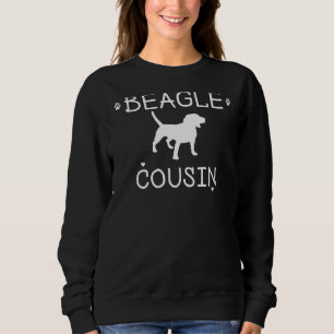 Beagle Cousin Beagle Dog Party Costume Match Sweatshirt