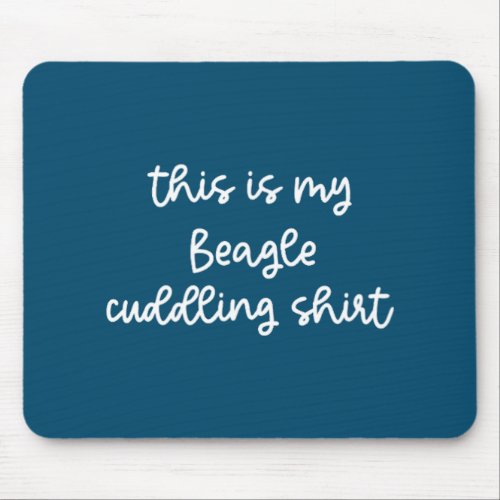 Beagle Cuddling Dog Mom  Beagle Dog Lovers  Mouse Mouse Pad