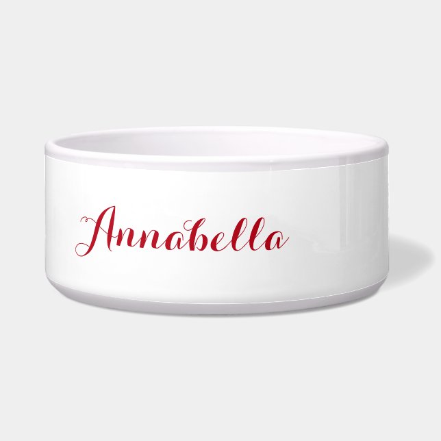BEAGLE Customizable Name Dogfood Pet Bowl (Front)