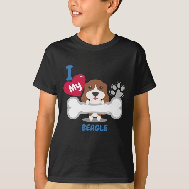 BEAGLE Cute Dog Gift Idea Funny Dogs T-Shirt (Front)