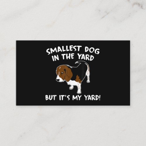 Beagle Cute Dog Puppy Pup Funny Mom Dad Kid Pet Enclosure Card