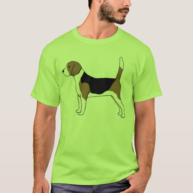 Beagle | Cute Hound Dog | Cool Canine T-Shirt (Front)
