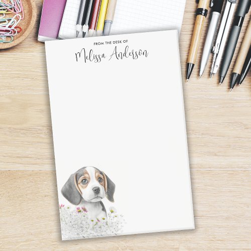 Beagle Cute Puppy Personalized Dog Lover Post_it Notes