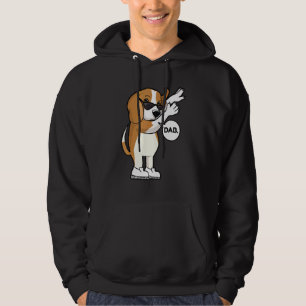 Beagle Dab Cool Dog Wearing Sunglasses Hoodie