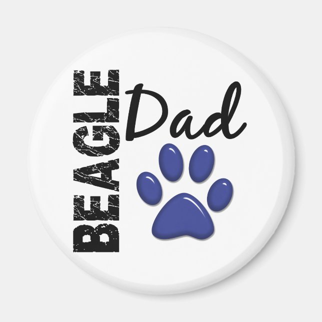 Beagle Dad 2 Magnet (Front)