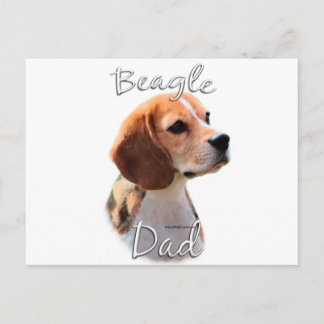 Beagle Dad 2 Postcard