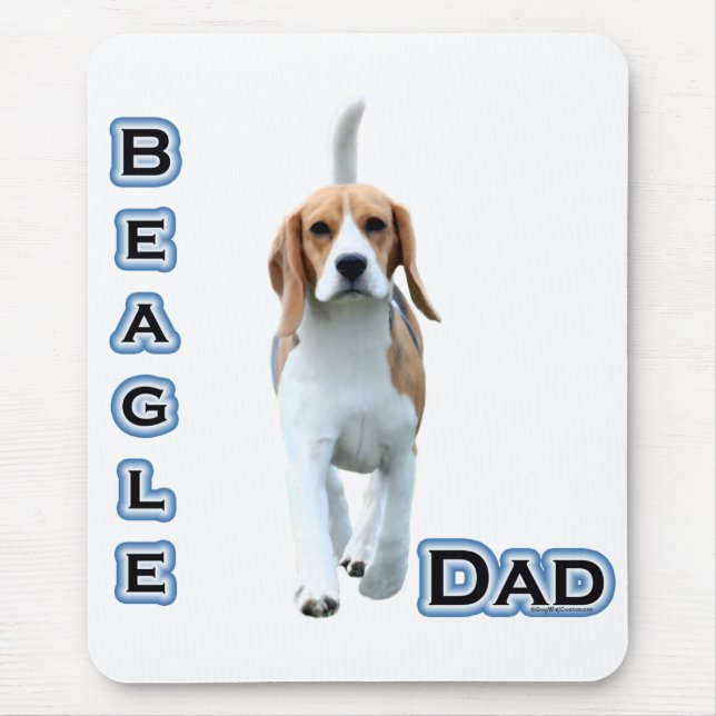 Beagle Dad 4 Mouse Pad (Front)