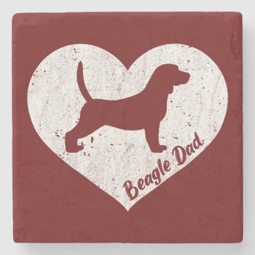 Beagle Dad  Beagle Dog Lovers Fars Day  Stone Coa Stone Coaster