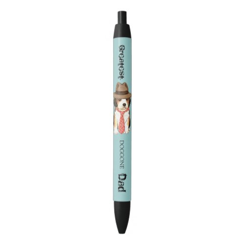 Beagle Dad Black Ink Pen