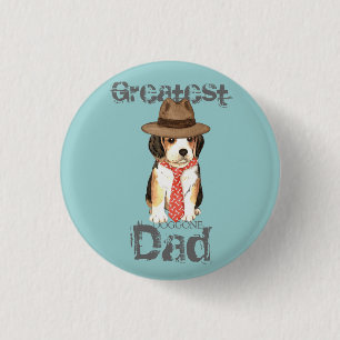 Beagle Dad Button