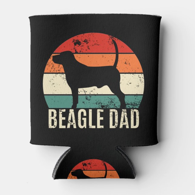 Beagle Dad Can Cooler (Front)