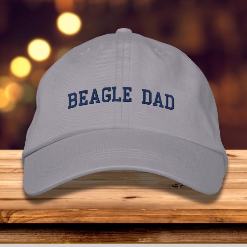 Beagle Dad Dog Dad Athletic Embroidered Baseball Cap