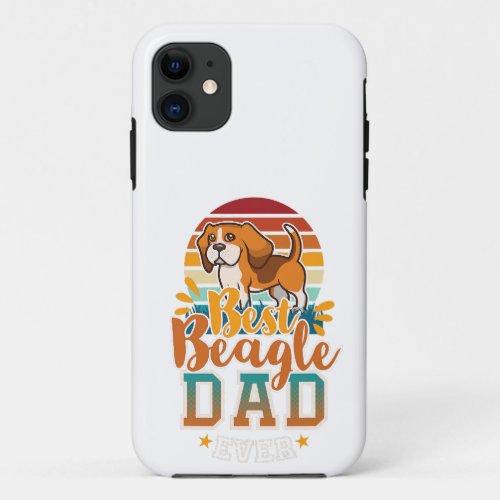 beagle dad english beagle dog daddy far dog lovers iPhone 11 case