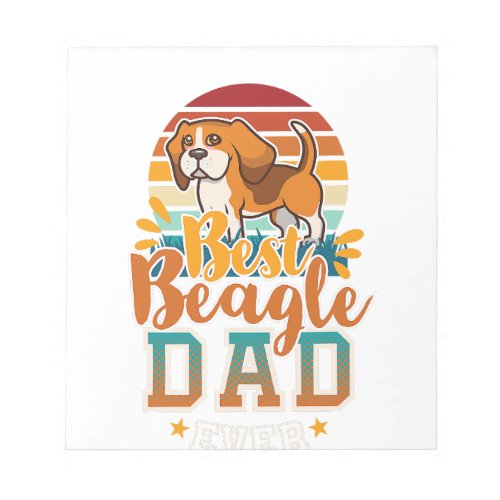 beagle dad english beagle dog daddy far dog lovers notepad