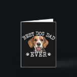 Beagle Dad Fathers Day Vintage Ever Dog Lover  Card<br><div class="desc">Beagle Dad Fathers Day Vintage Ever Dog Lover</div>