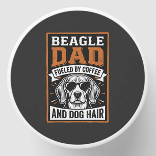 Beagle Dad Fueled by Coffee and Dog Hair Mini Candle Favors